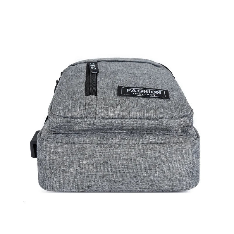 nova bolsa de peito multifuncional tendência da moda masculina oxford pano bolsa de ombro estilo coreano casual à prova ( DÁGUA ) 3cores disponível .