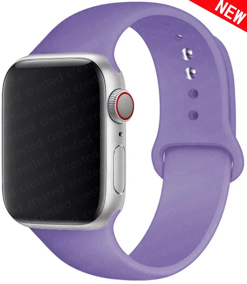 Pulseira de silicone para apple , pulseira esportiva watch série 10