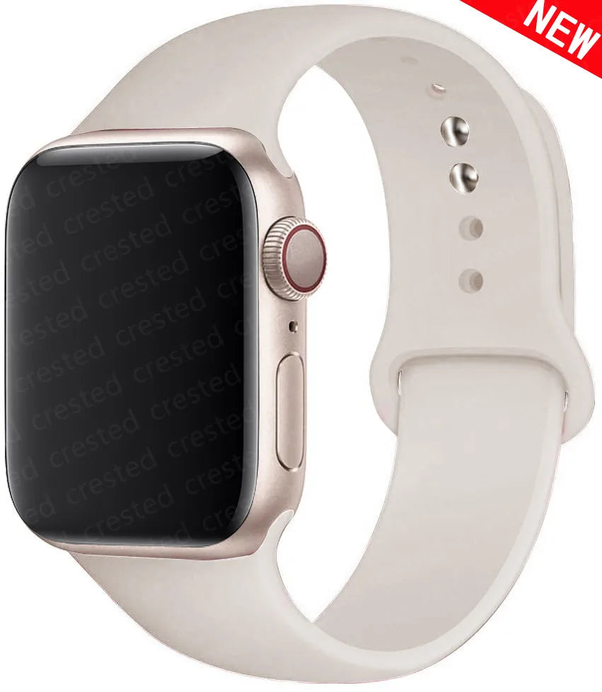 Pulseira de silicone para apple , pulseira esportiva watch série 10