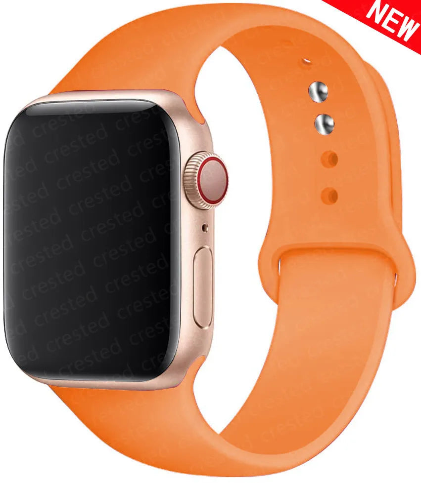 Pulseira de silicone para apple , pulseira esportiva watch série 10